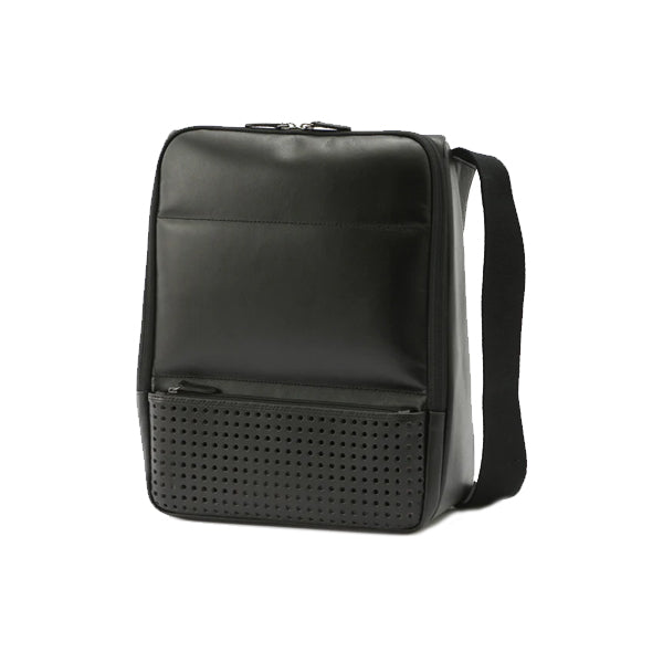ひらくPCバッグmini(ミニ) レザー エディション ブラック